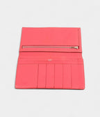 HMBéarn Leather Wallet in Pink Feminine Elegance Signature Silhouette