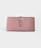 HMBéarn Leather Wallet in Pink Feminine Grace with Iconic Elegance