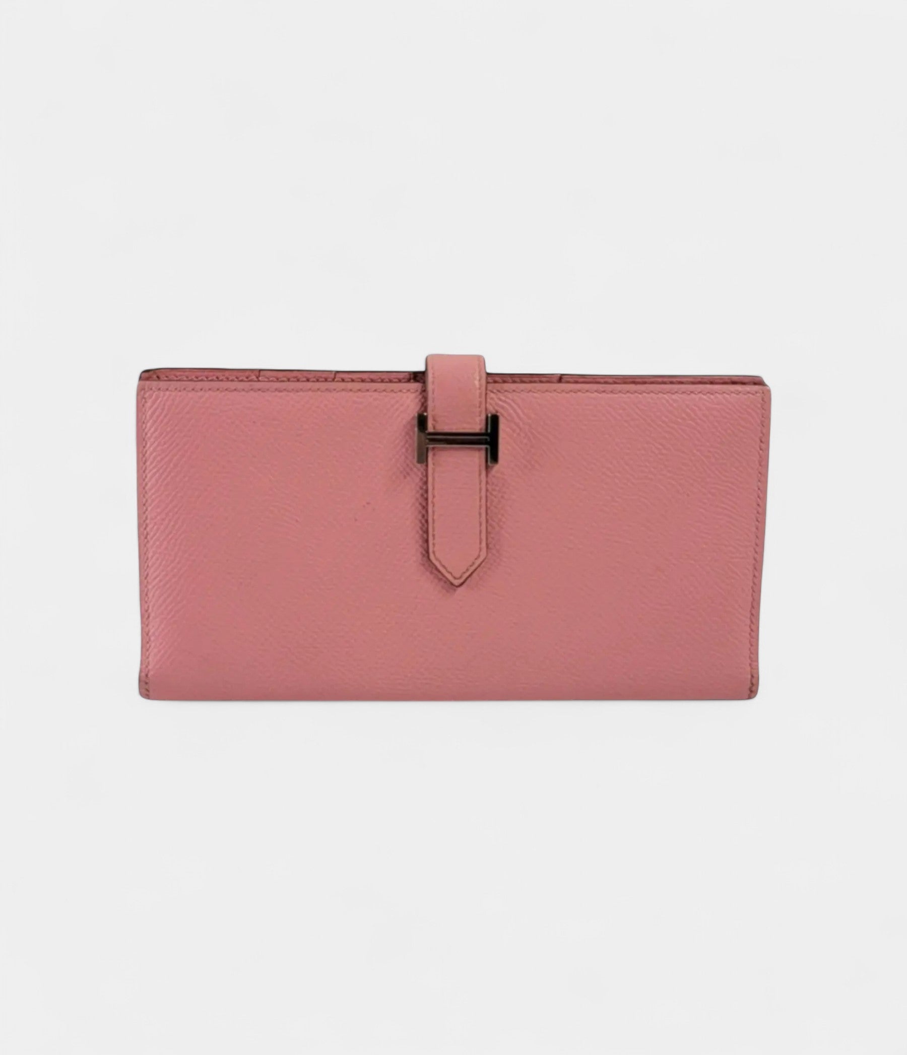 HMBéarn Leather Wallet in Pink Feminine Sophistication Signature Design