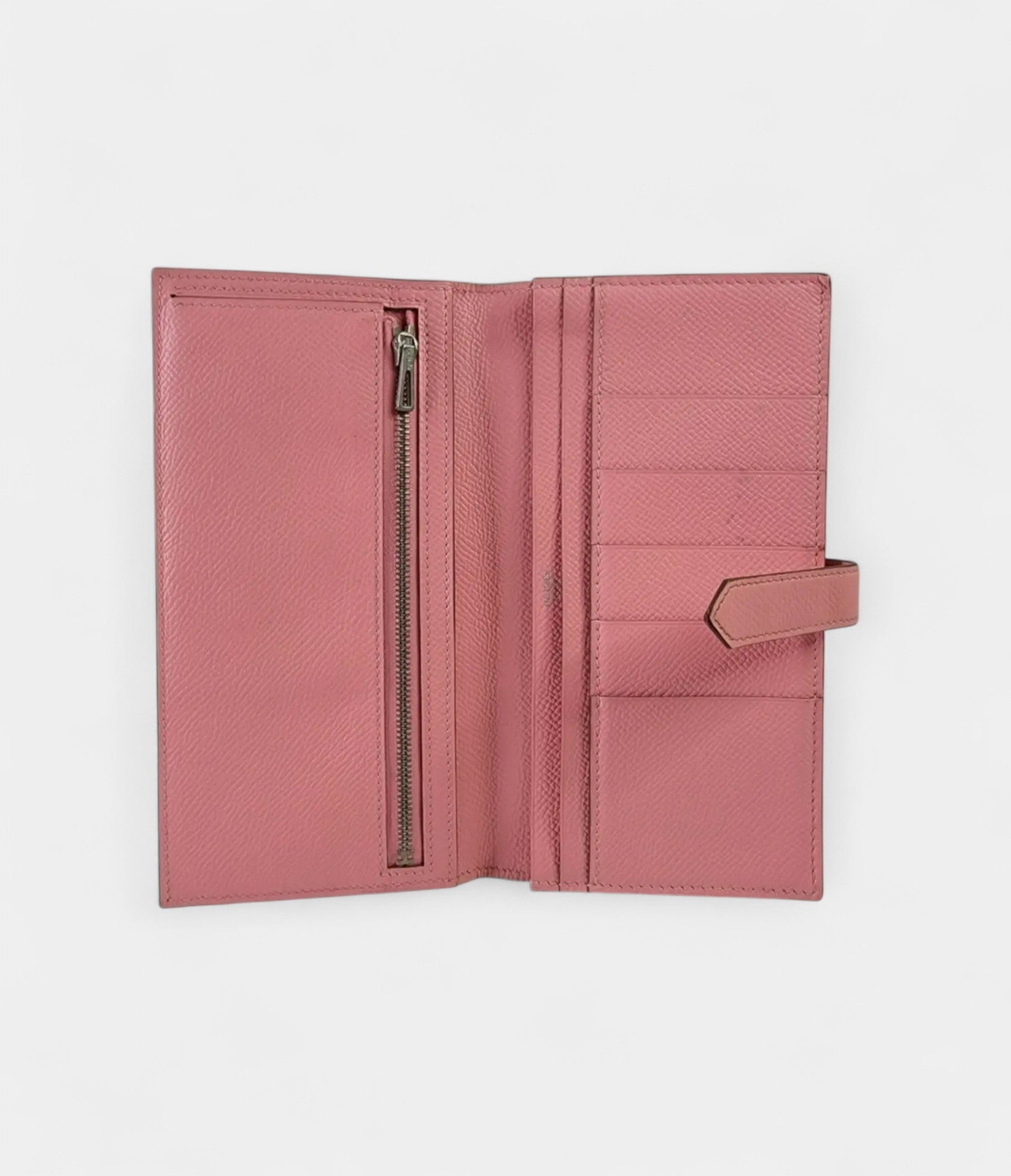 HMBéarn Leather Wallet in Pink Feminine Sophistication Signature Design