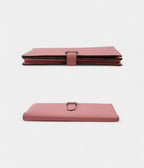 HMBéarn Leather Wallet in Pink Feminine Sophistication Signature Design
