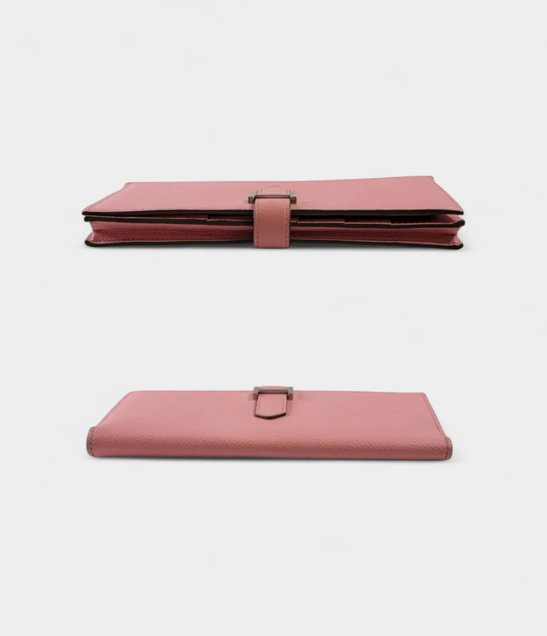 HMBéarn Leather Wallet in Pink Feminine Sophistication Signature Design