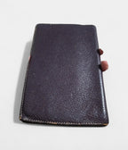 HMBéarn Leather Wallet in Purple Bold Elegance Signature Silhouette