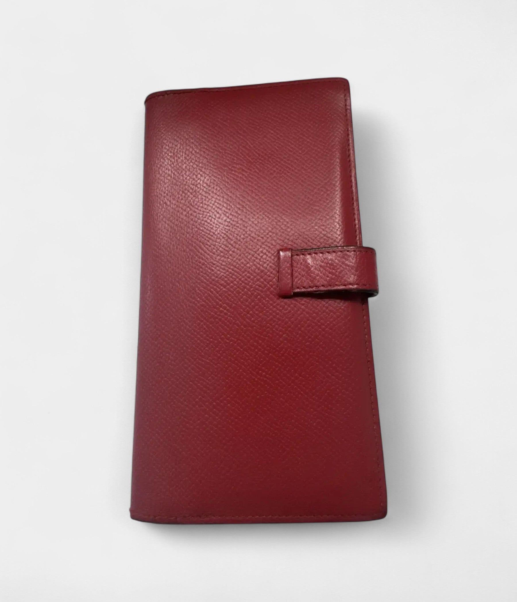 HMBéarn Leather Wallet in Red Bold Sophistication Classic Form