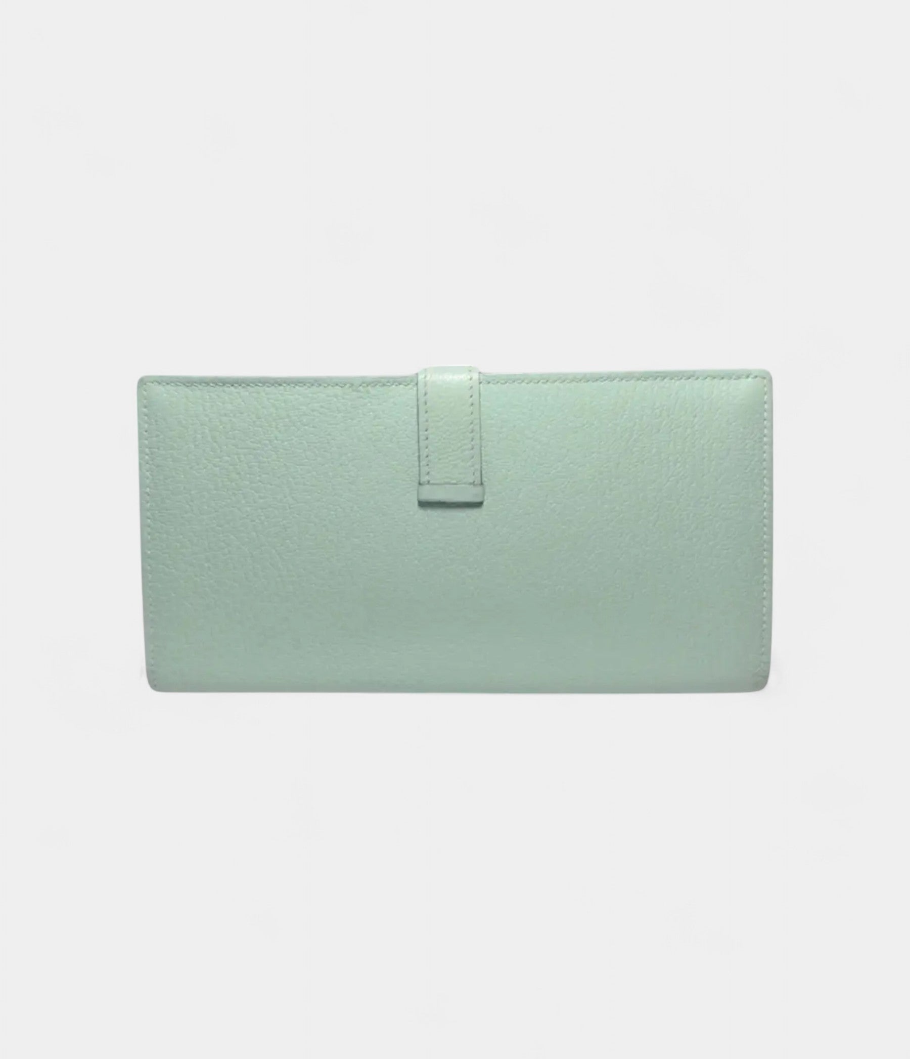 HMBéarn Leather Wallet in Turquoise Fresh Elegance Signature Design