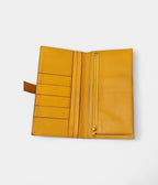 HMBéarn Leather Wallet in Yellow Bright Sophistication Classic Form