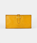 HMBéarn Leather Wallet in Yellow Bright Sophistication Classic Form