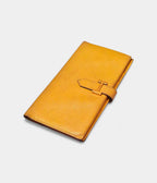 HMBéarn Leather Wallet in Yellow Bright Sophistication Classic Form