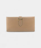 HMBéarn Wallet in Beige Leather