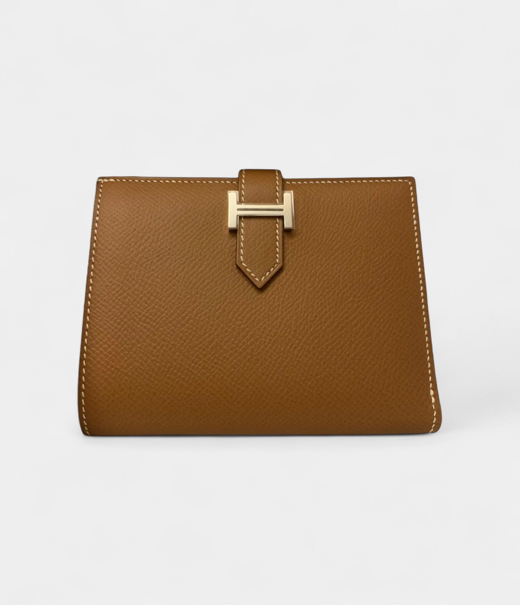 HMBéarn Wallet in Brown Epsom Leather
