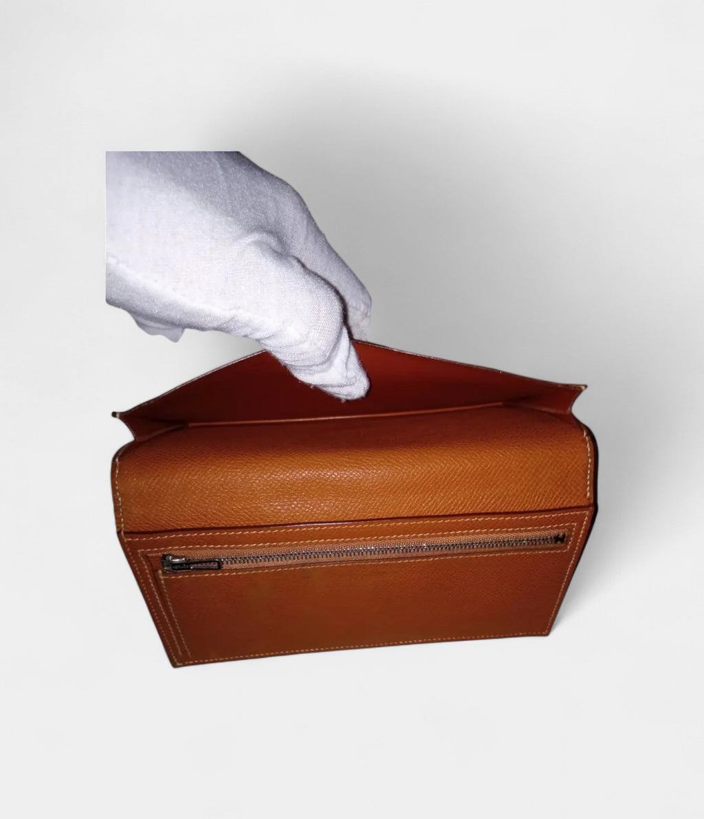 HMBéarn Wallet in Brown Leather Elegance