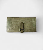 HMBéarn Wallet in Green Alligator Leather