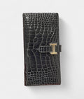 HMBéarn Wallet in Navy Crocodile Leather