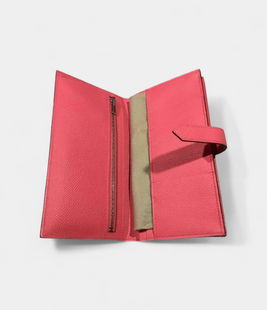 HMBéarn Wallet in Pink Leather Sophisticated Essential