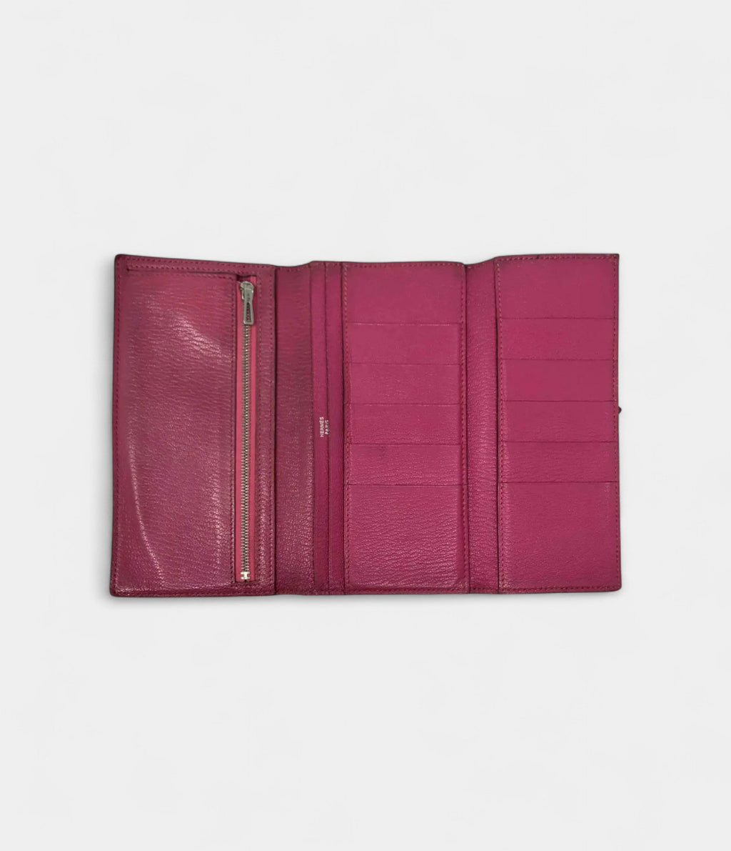 HMBéarn Wallet in Pink Leather