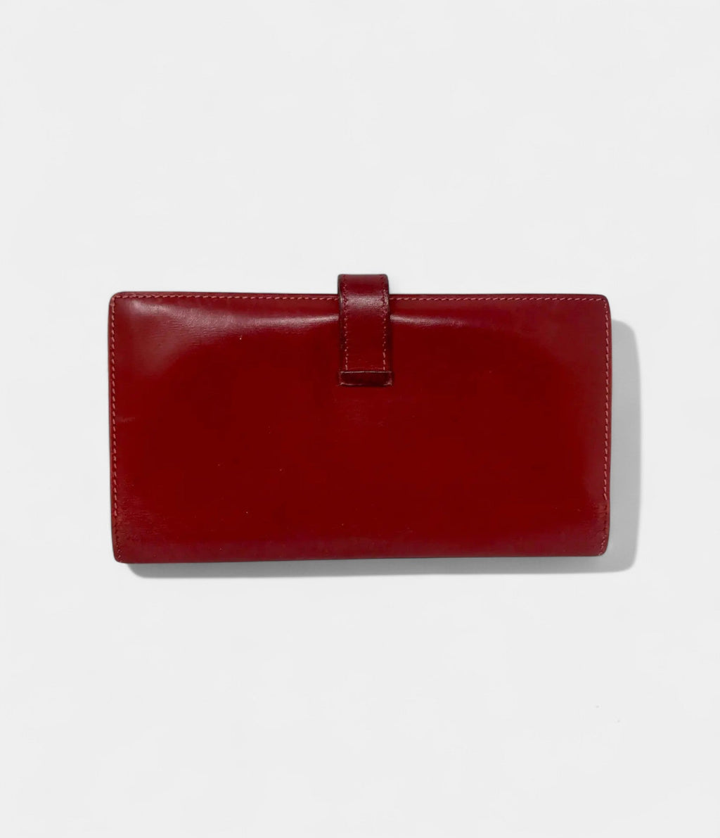 HMBéarn Wallet in Red Leather