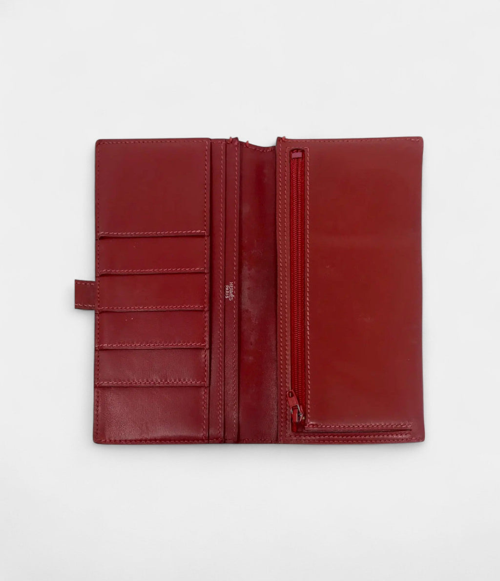 HMBéarn Wallet in Red Leather