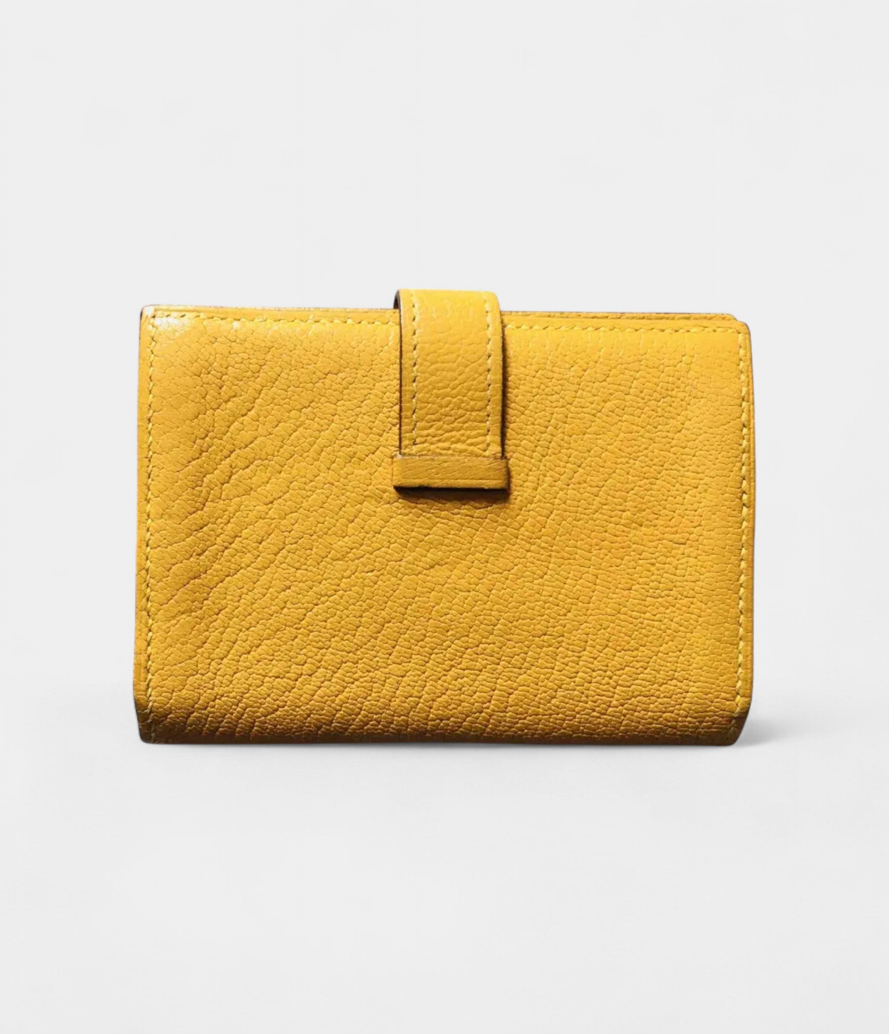 HMBéarn Wallet in Yellow Leather