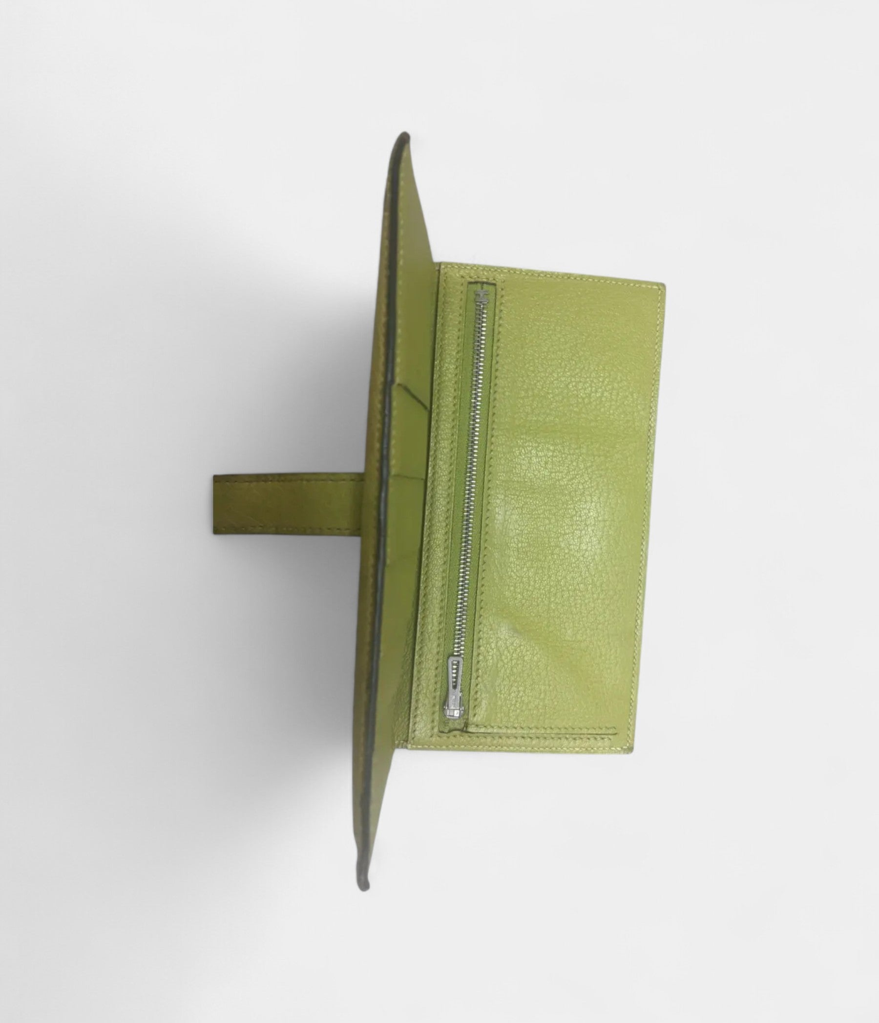 HMBéarn Wallet in Yellow Ostrich Leather