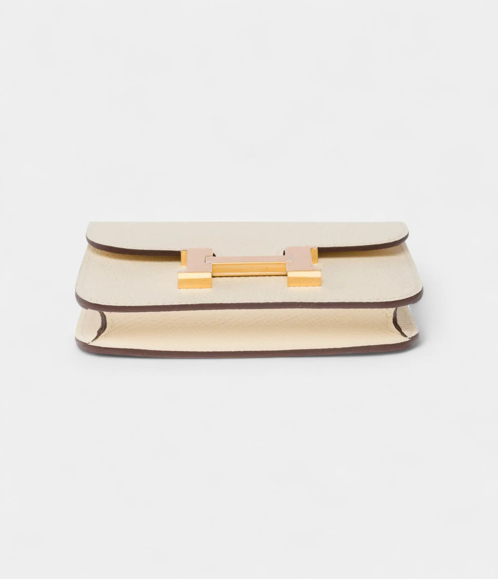 HMBeige Constance Leather Wallet