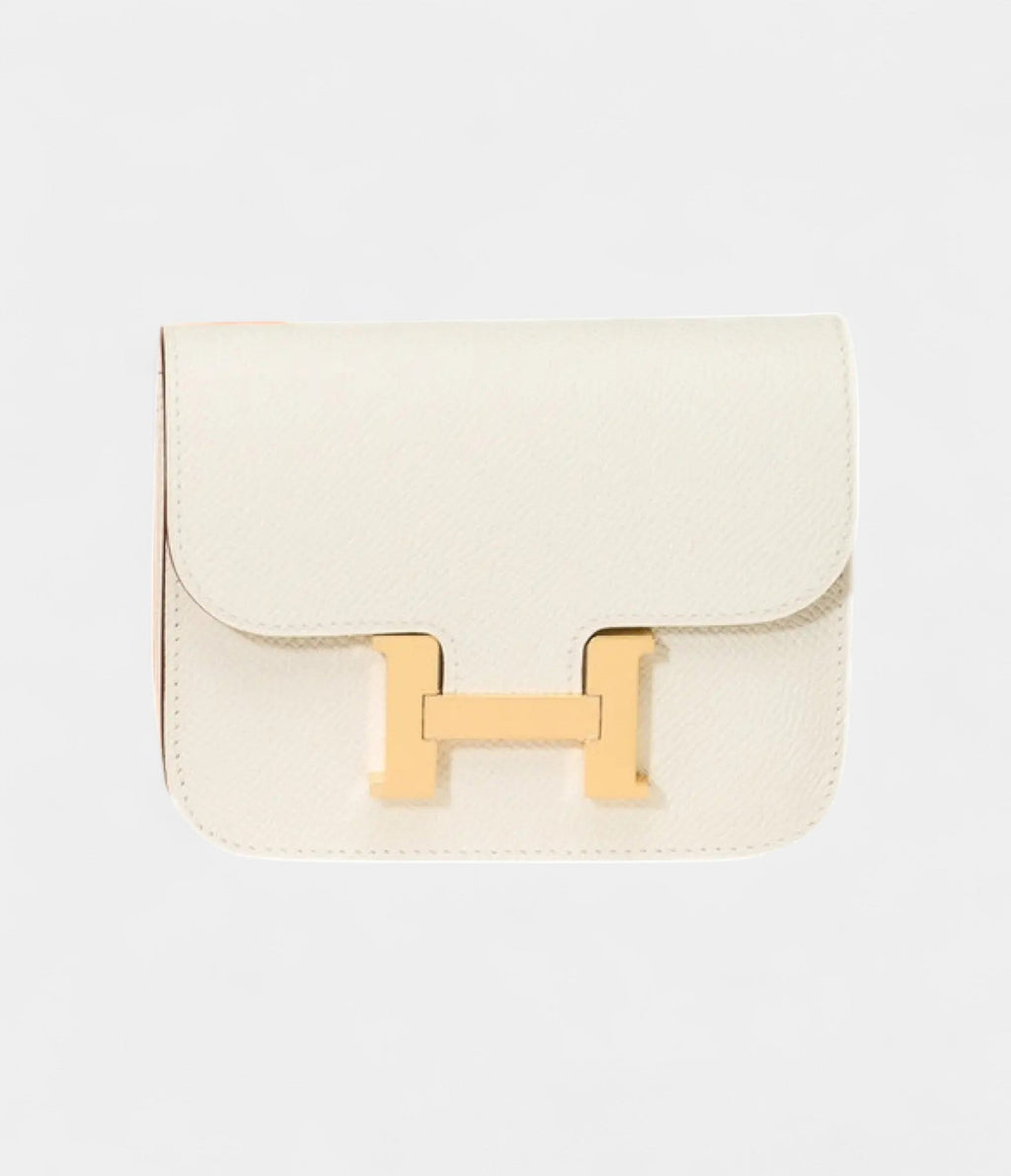 HMBeige Constance Leather Wallet