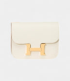 HMBeige Constance Leather Wallet