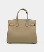 HMBeige Marfa Togo BK 25 Gold Hardware