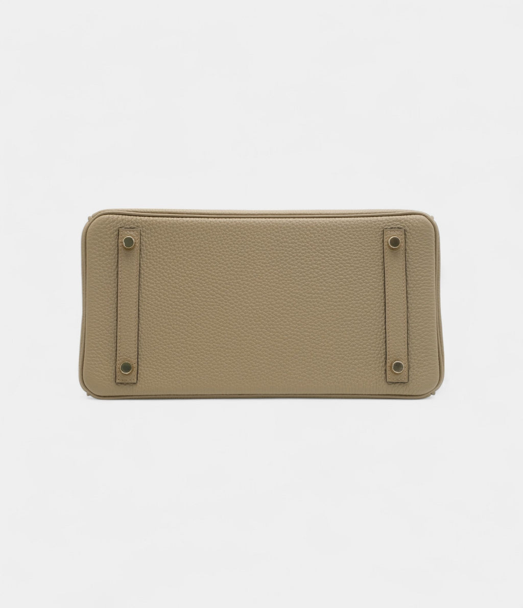 HMBeige Marfa Togo BK 25 Gold Hardware