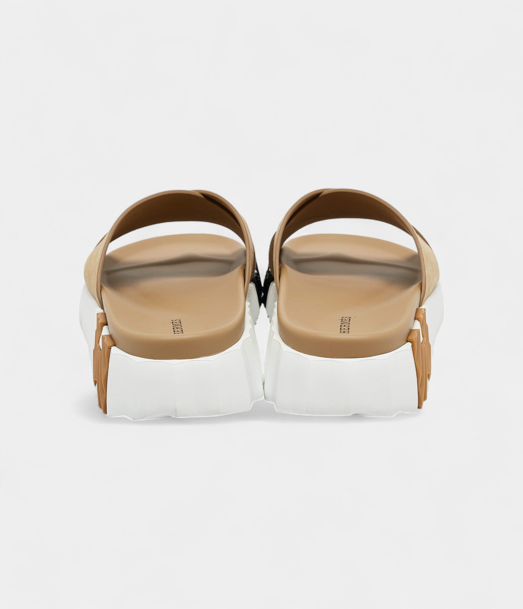 HMBeige Suede Infra Sandals 44 EU