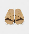 HMBeige Suede Infra Sandals 44 EU