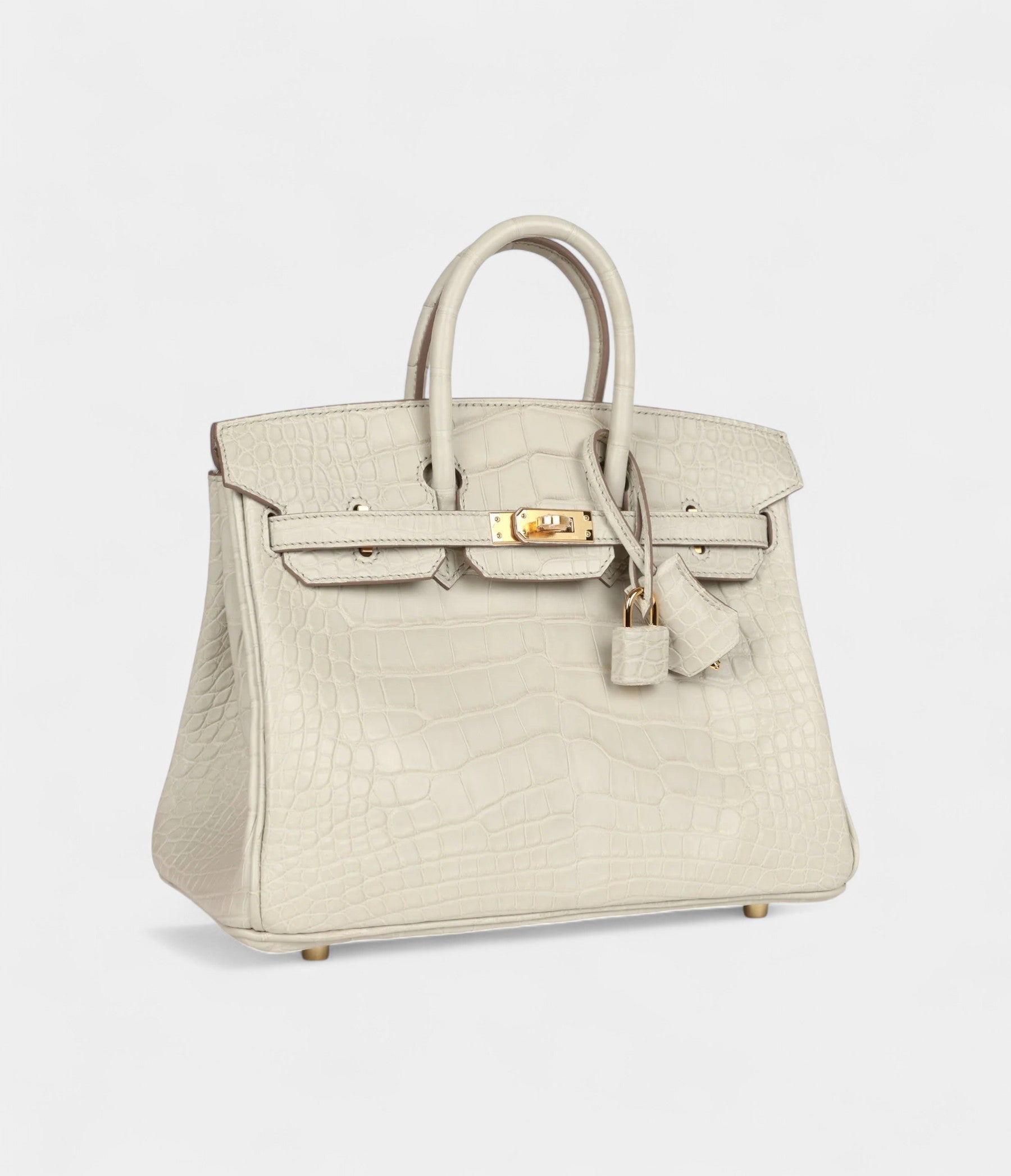 HM BK 25 Beton Matte Alligator Gold Hardware