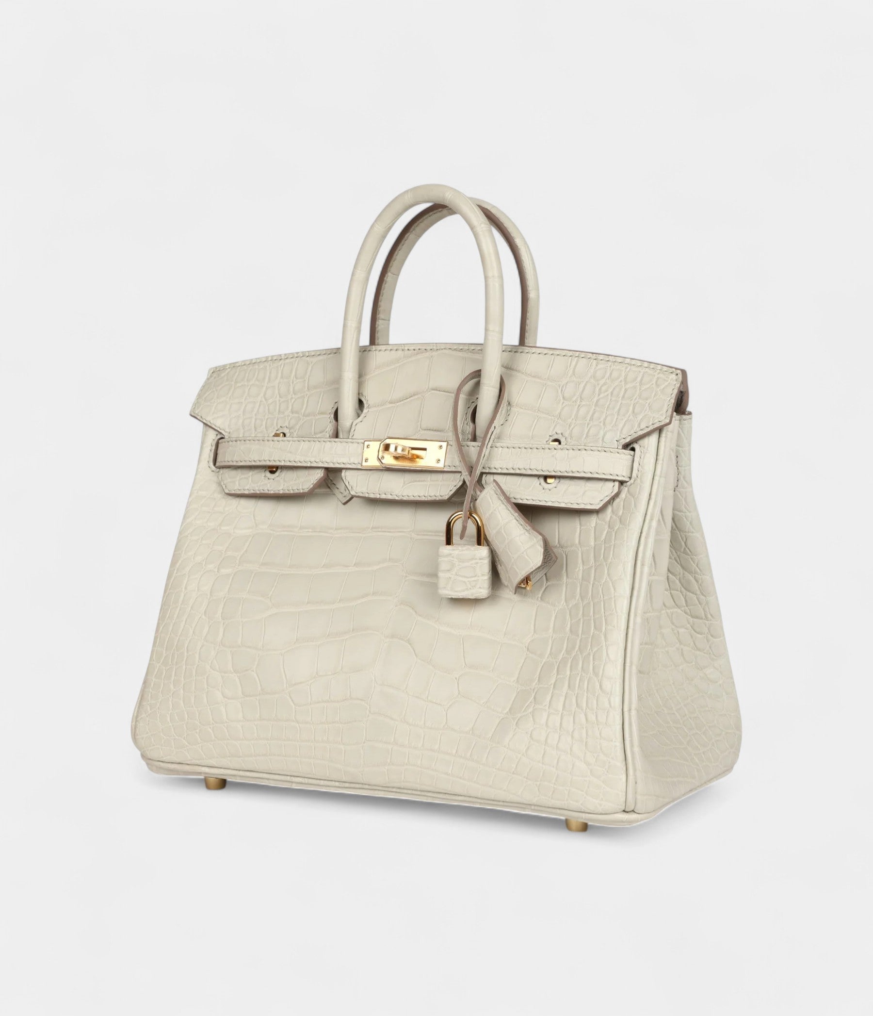 HM BK 25 Beton Matte Alligator Gold Hardware