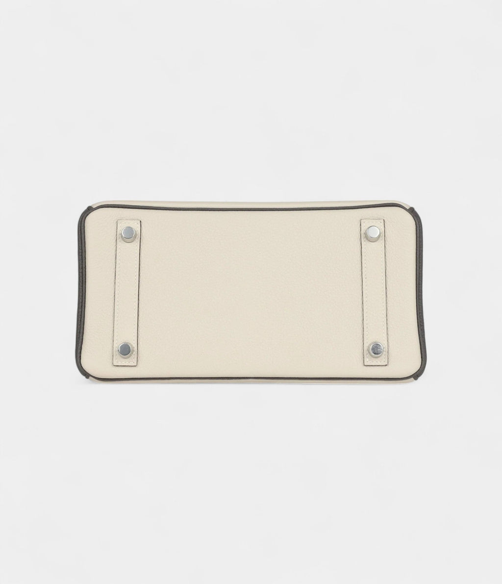 HM BK 25 Beton and Etain Togo Brushed Palladium Hardware