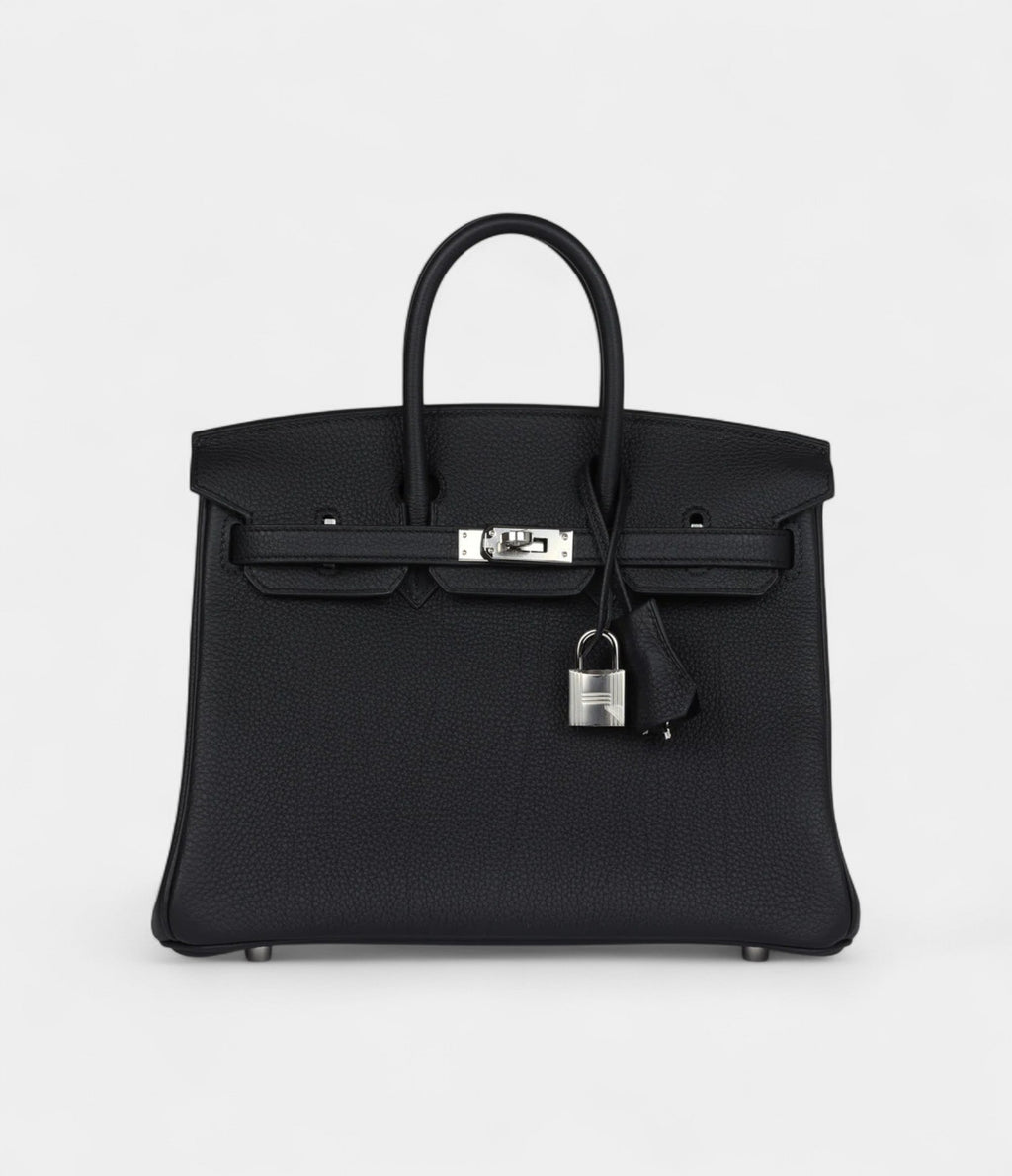 HM BK 25 Black Togo Palladium Hardware