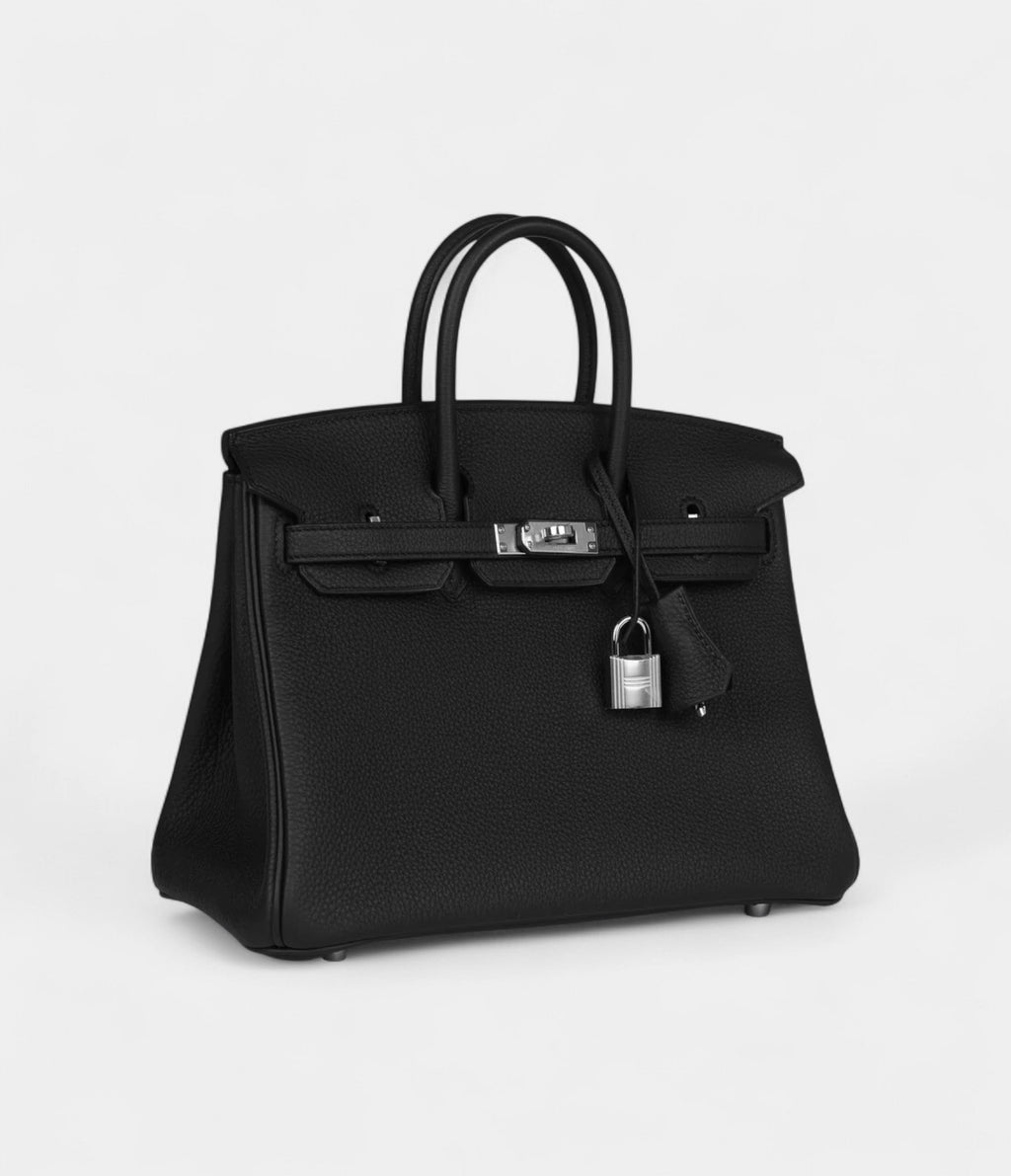 HM BK 25 Black Togo Palladium Hardware