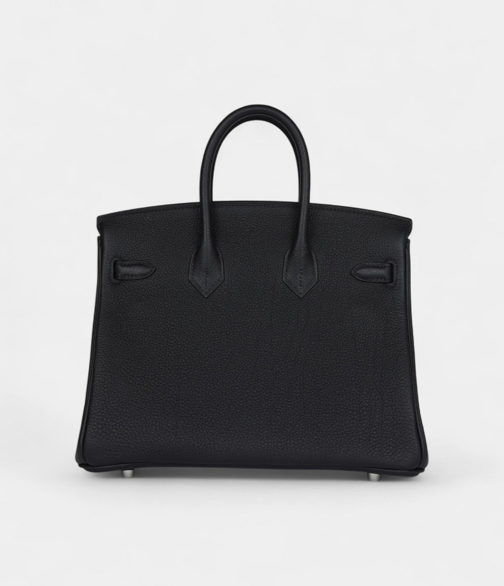 HM BK 25 Black Togo Palladium Hardware