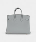 HM BK 25 Bleu Glacier Togo Gold Hardware