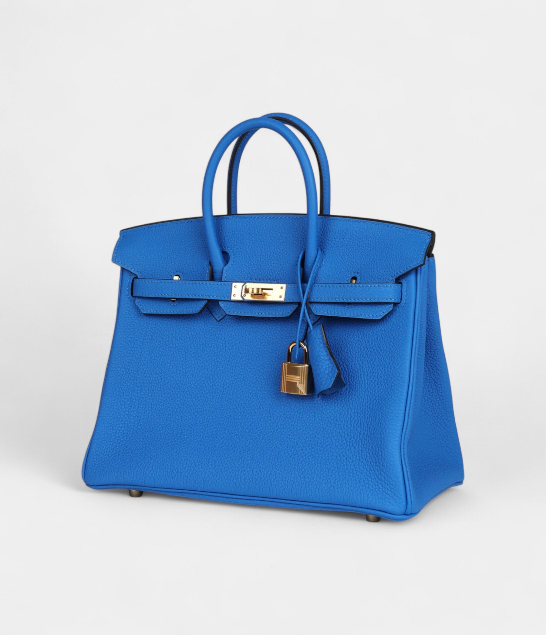 HM BK 25 Bleu Hydra Togo Gold Hardware