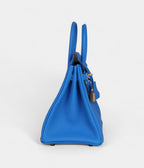 HM BK 25 Bleu Hydra Togo Gold Hardware