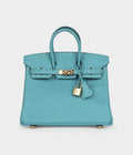 HM BK 25 Bleu Saint Cyr Swift Gold Hardware