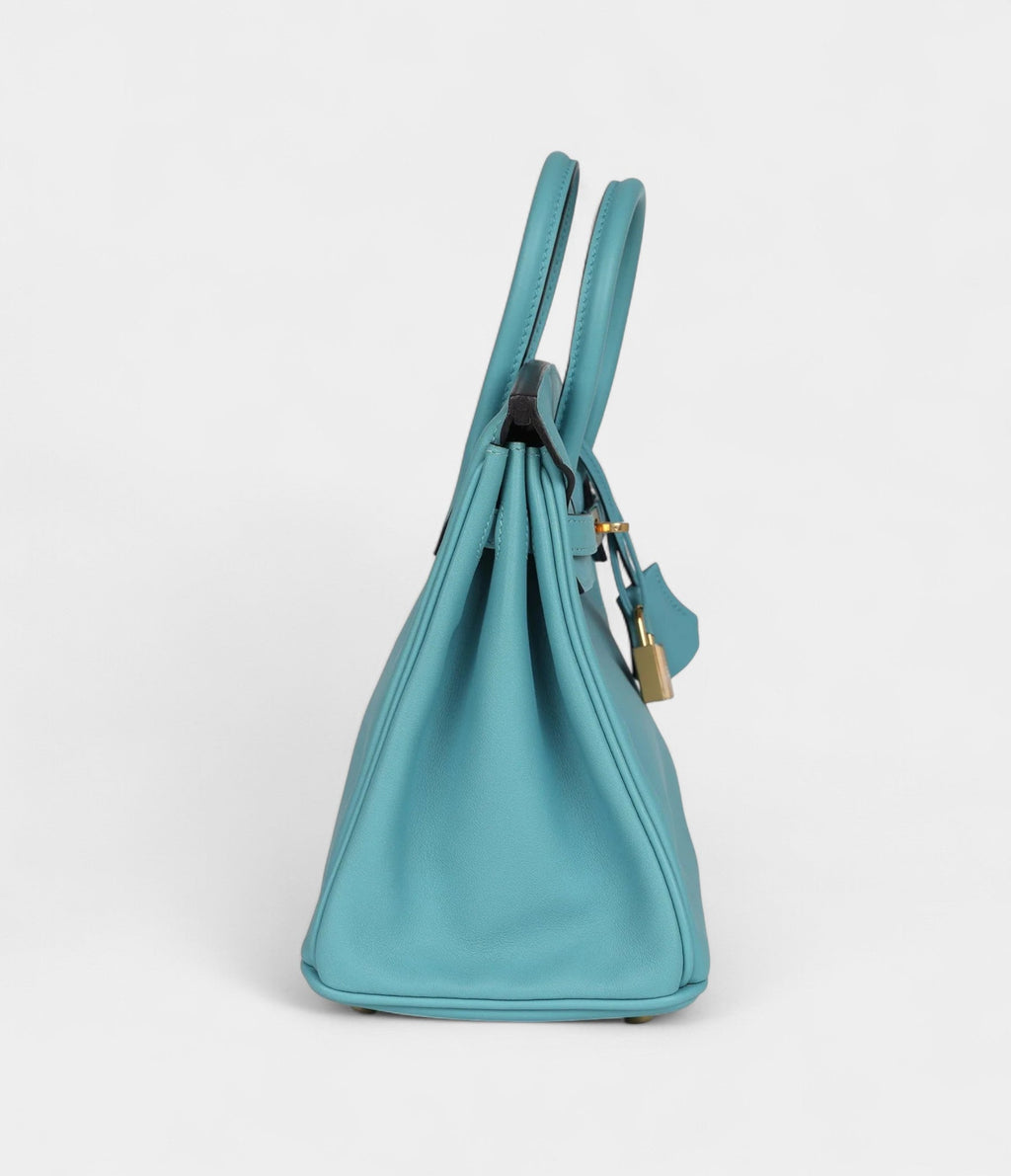 HM BK 25 Bleu Saint Cyr Swift Gold Hardware