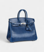 HM BK 25 Bleu Saphir Lizard Palladium Hardware