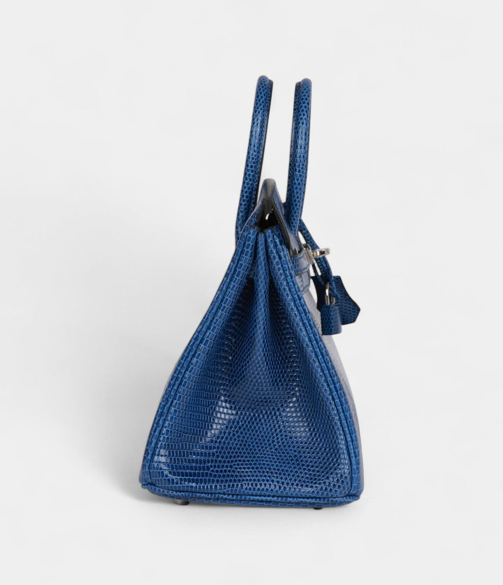 HM BK 25 Bleu Saphir Lizard Palladium Hardware