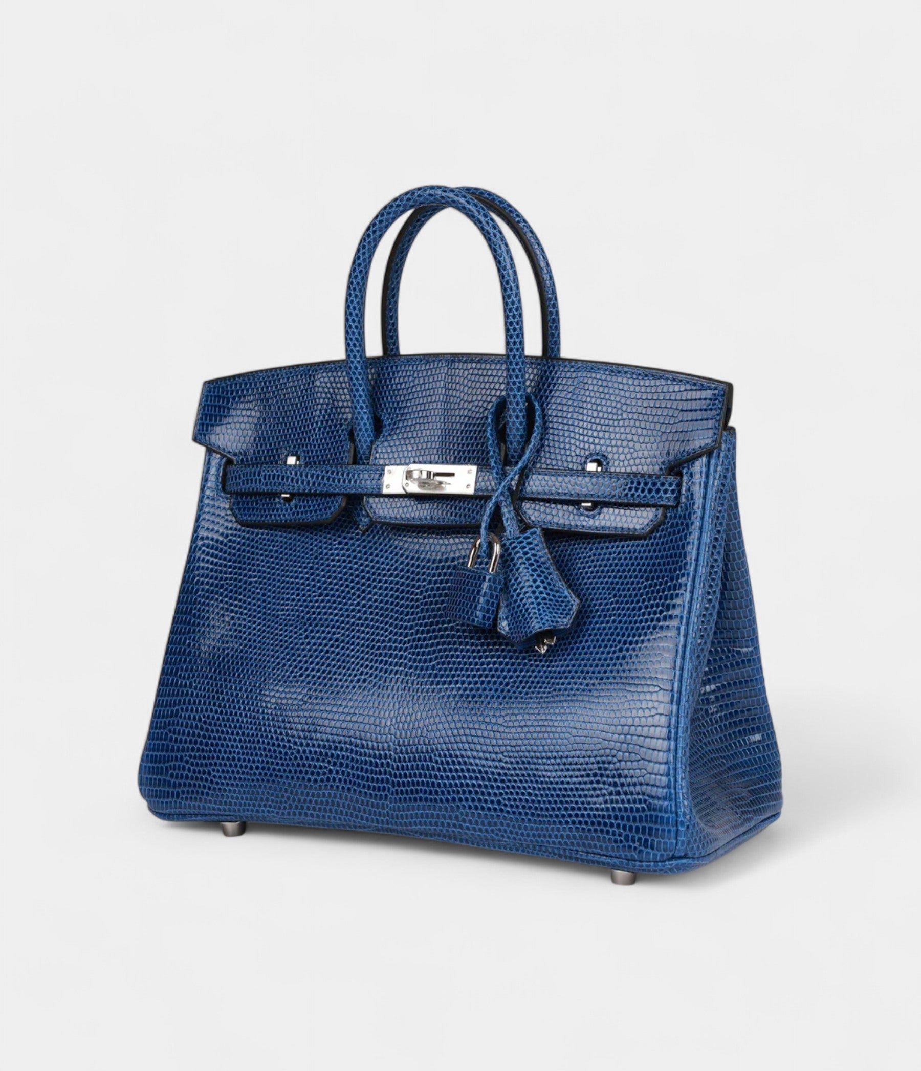 HM BK 25 Bleu Saphir Lizard Palladium Hardware