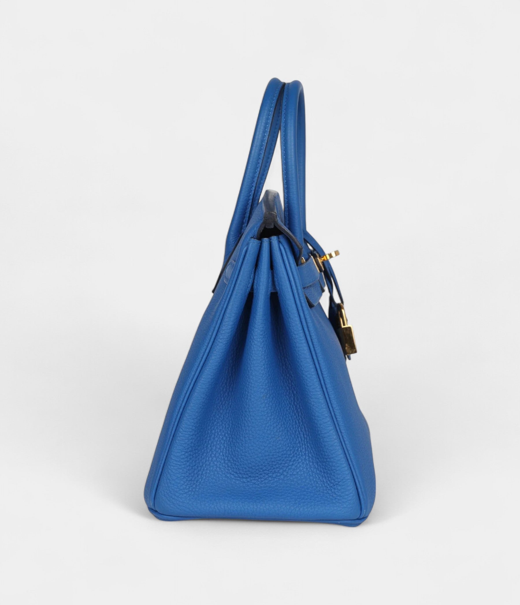 HM BK 25 Bleu Zellige Togo Gold Hardware