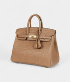 HM BK 25 Chai Matte Alligator Gold Hardware