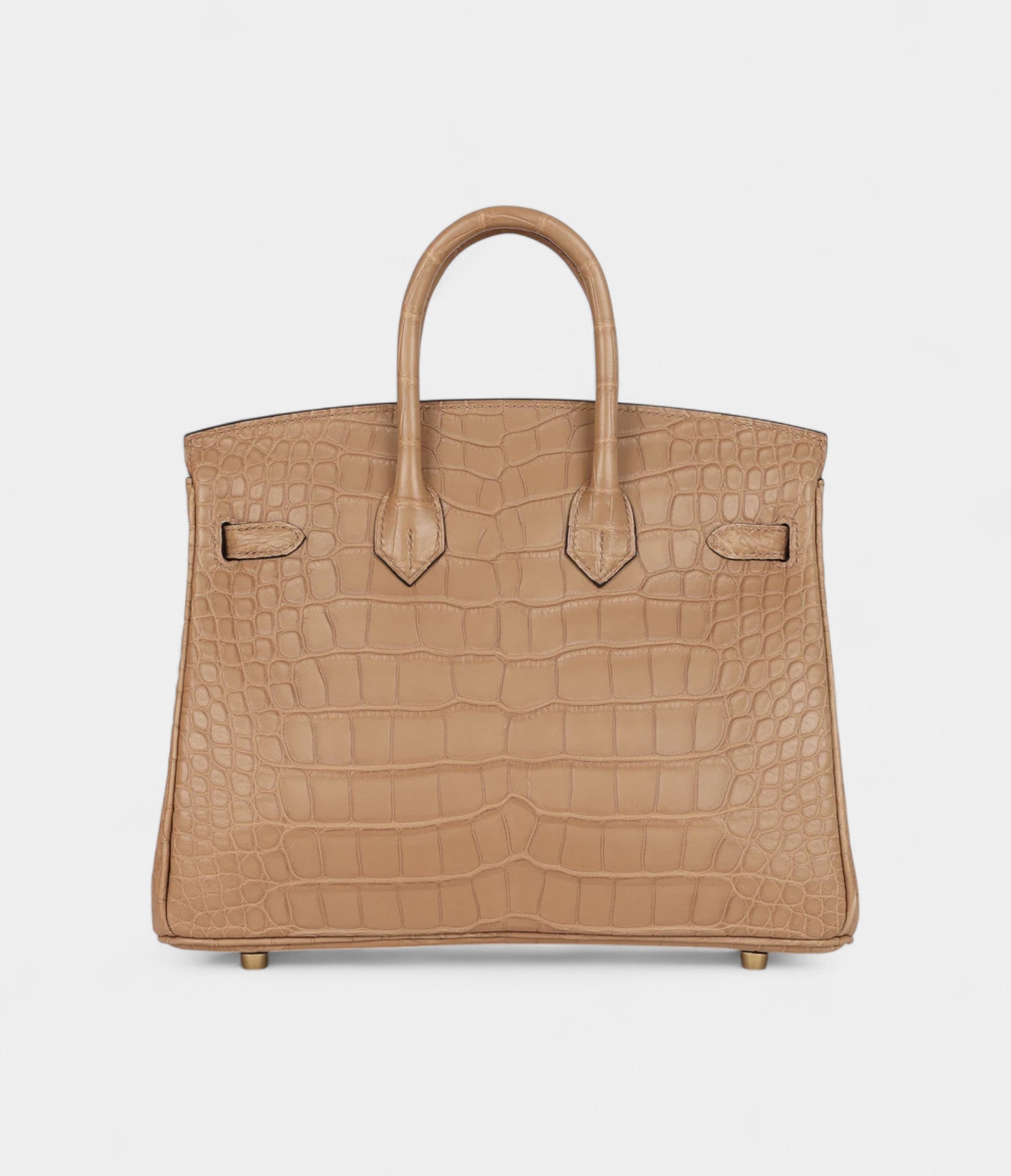 HM BK 25 Chai Matte Alligator Gold Hardware