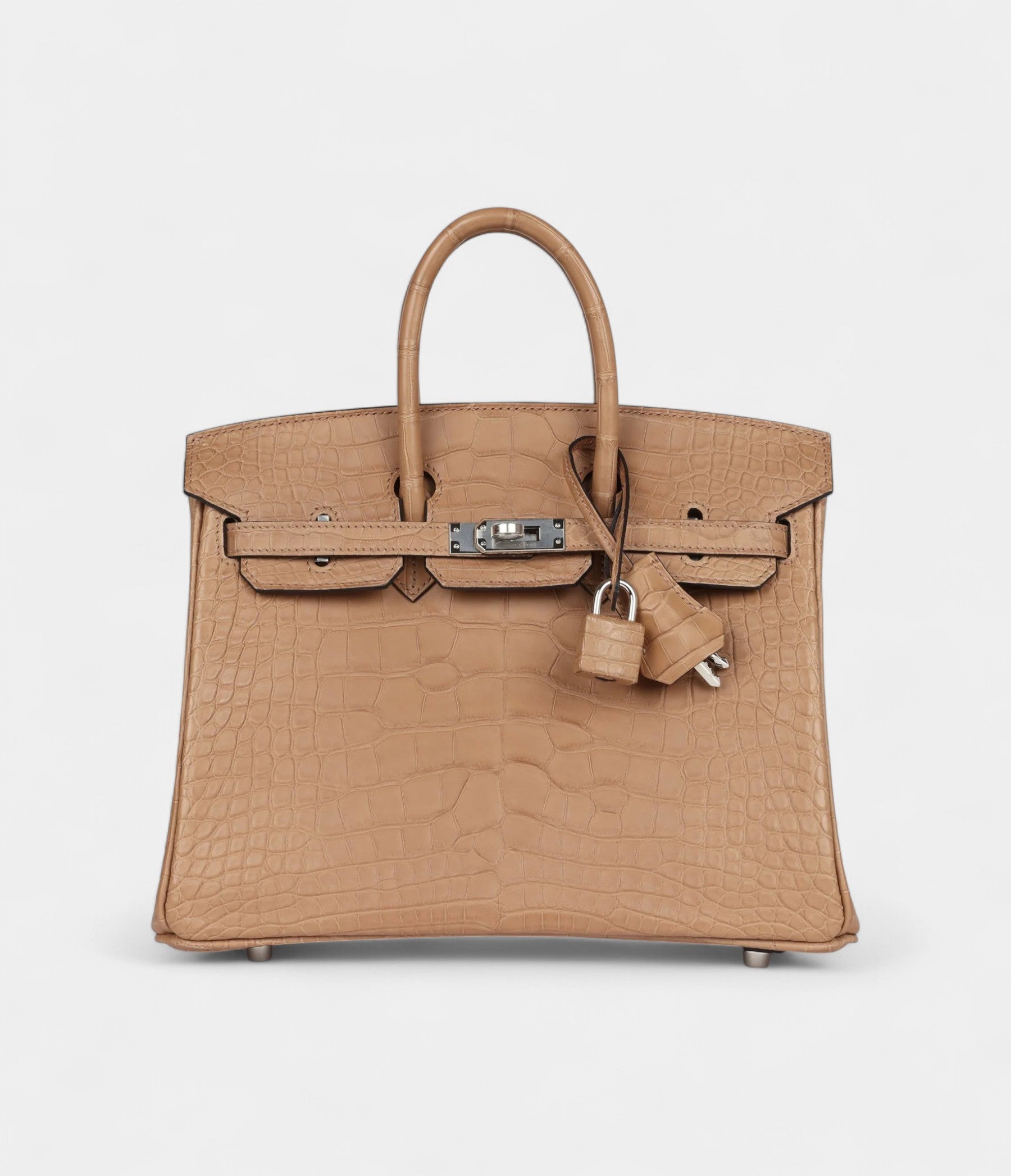HM BK 25 Chai Matte Alligator Palladium Hardware