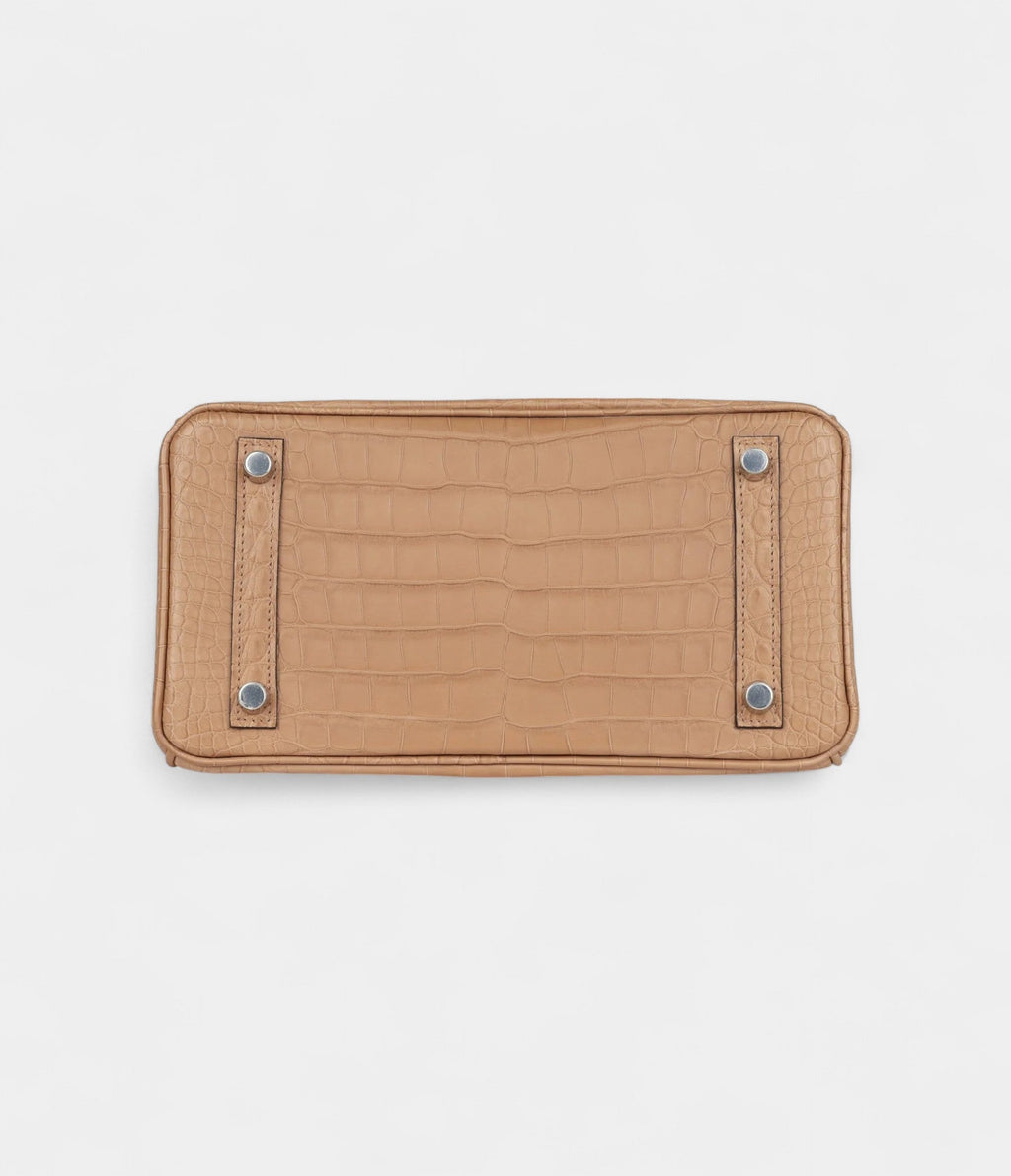 HM BK 25 Chai Matte Alligator Palladium Hardware