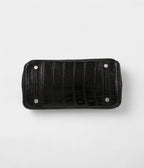 HM BK 25 Cm Handbag In Black Niloticus Crocodile